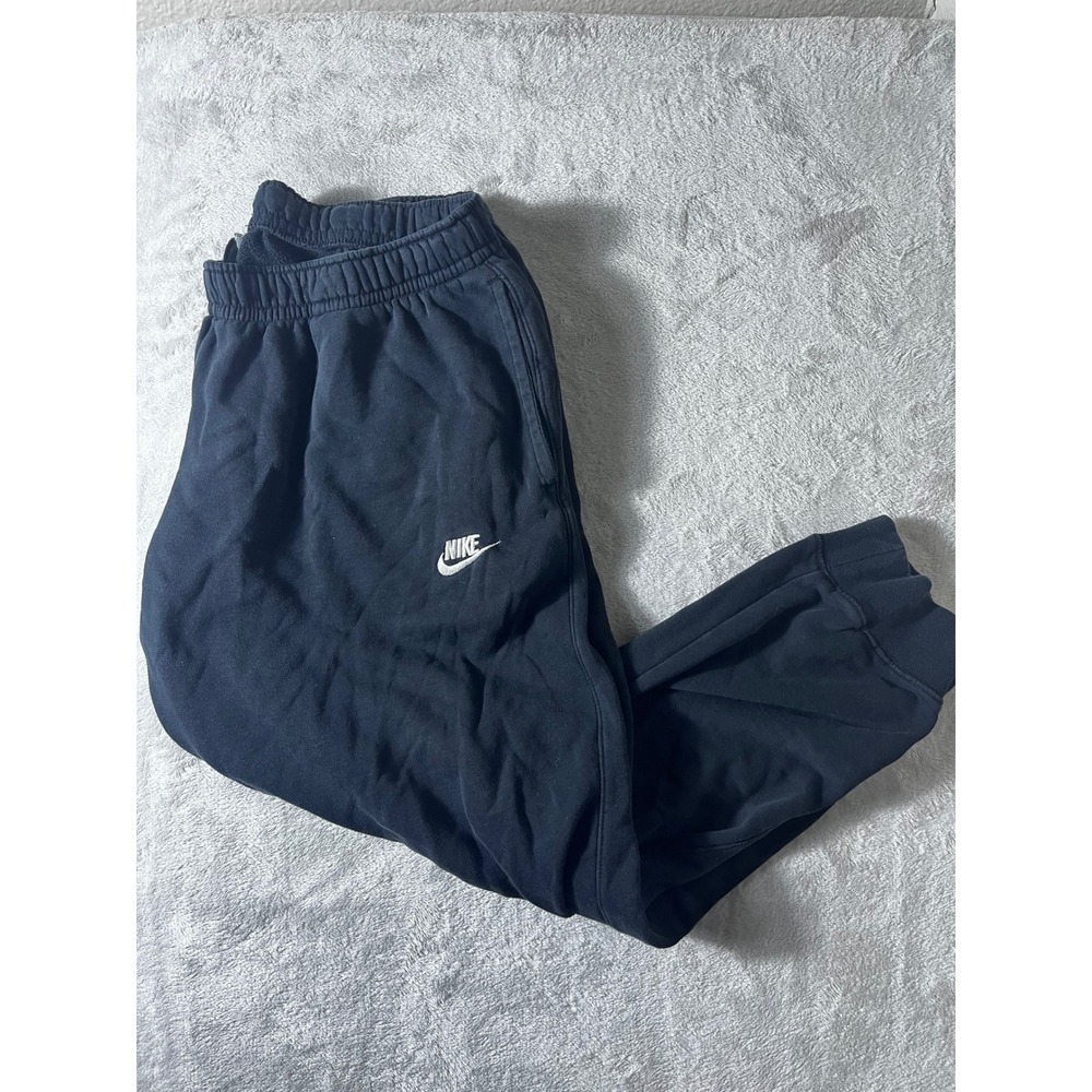 Nike Sportswear Club Fleece Joggers Mens XL Black Sweatpants BV2671-410